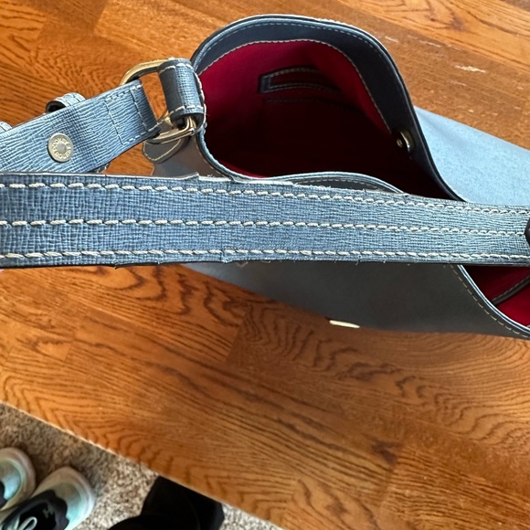 Dooney & Bourke Blue Hobo Bag - Picture 8 of 9